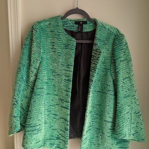 H&M Green Textured Blazer
